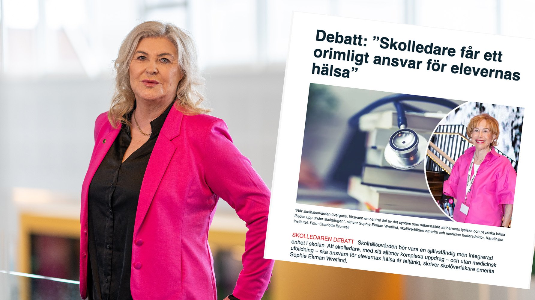 Ann-Charlotte Gavelin Rydman. Foto: Ola Westerberg