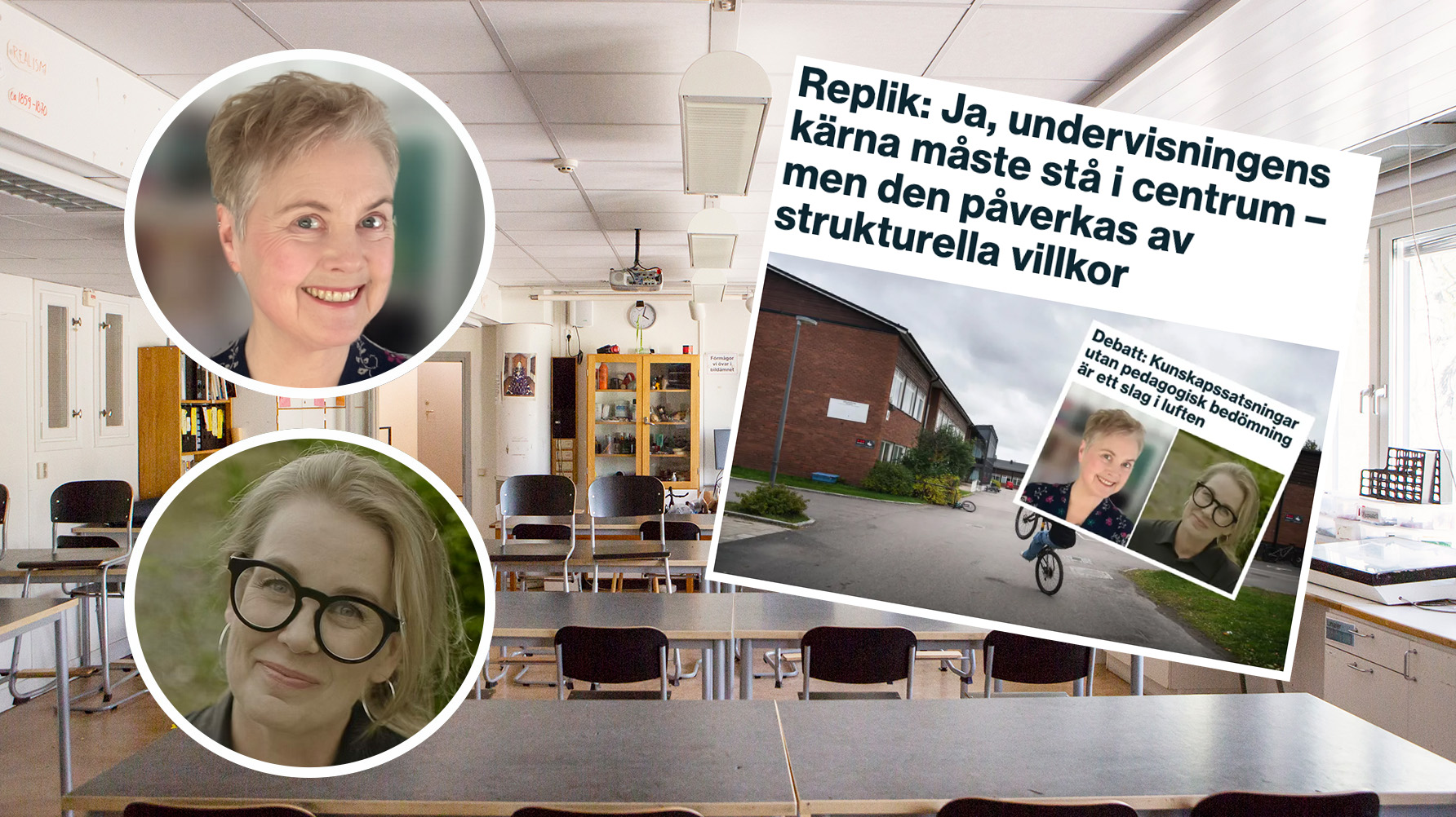 Helena Wallberg och Maja Lindqvist. Foto: Privat/Martin Stenmark