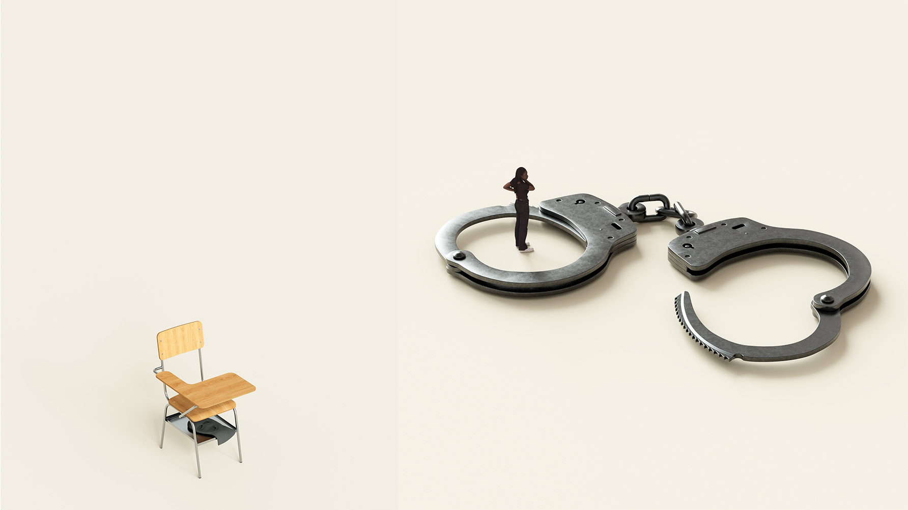Dilemma Anpassad grundskola. Illustration: Ricardo Tomás