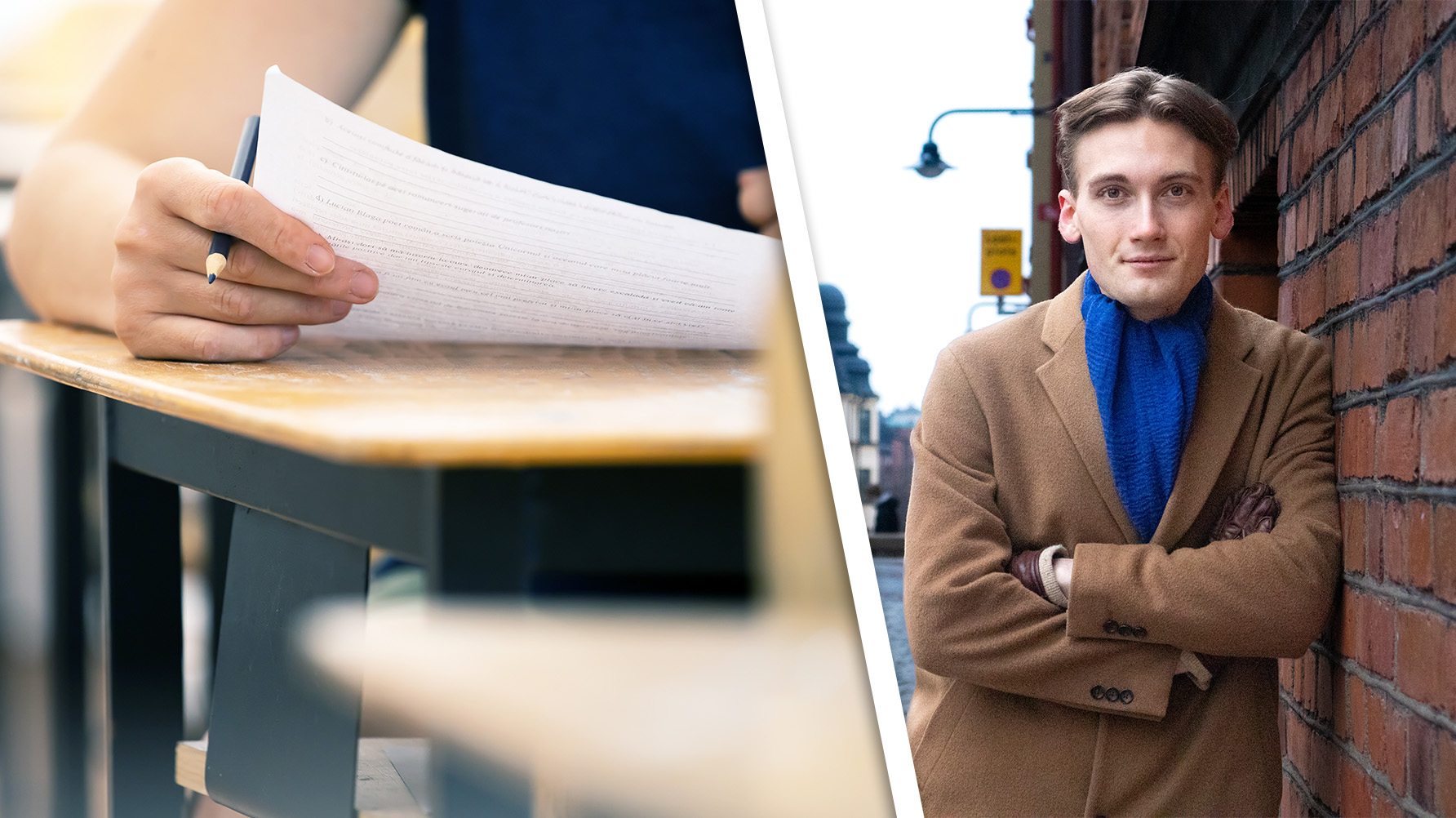 Jonatan Lamy, ordförande för Sveriges Elevkårer. Foto: Adobe Stock/Sveriges Elevkårer