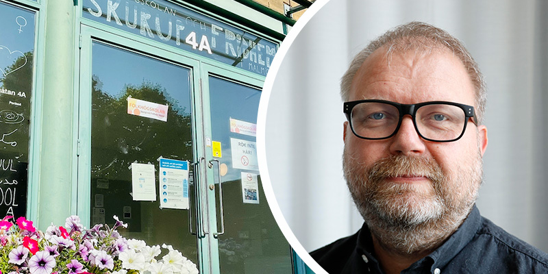 Karl-Magnus Eklundh på Folkhögskolan Skurup och Fridhem. Foto: Folkhögskolan Skurup och Fridhem
