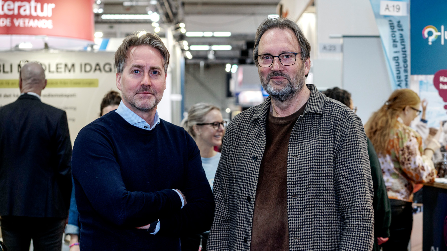 Roger Persson och Ulf Leo. Foto: Sophie Lagerholm