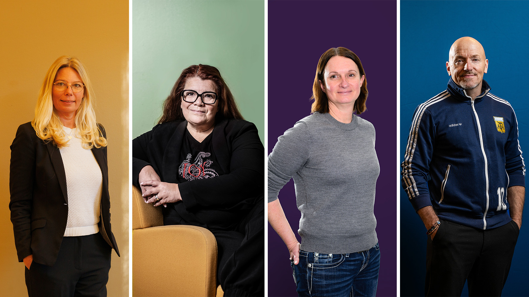Skolledarna Catrine Hedlund, Blackebergs gymnasium, Kia Westin, Kövra byskola, Wictoria Pålsson, Brunnsåkerskolan och Fredric Gieth, Milstensgården. Foto: Noak Martinsson, Sandra Lee Pettersson, Mathilda Ahlberg och Mathias Bergeld. 