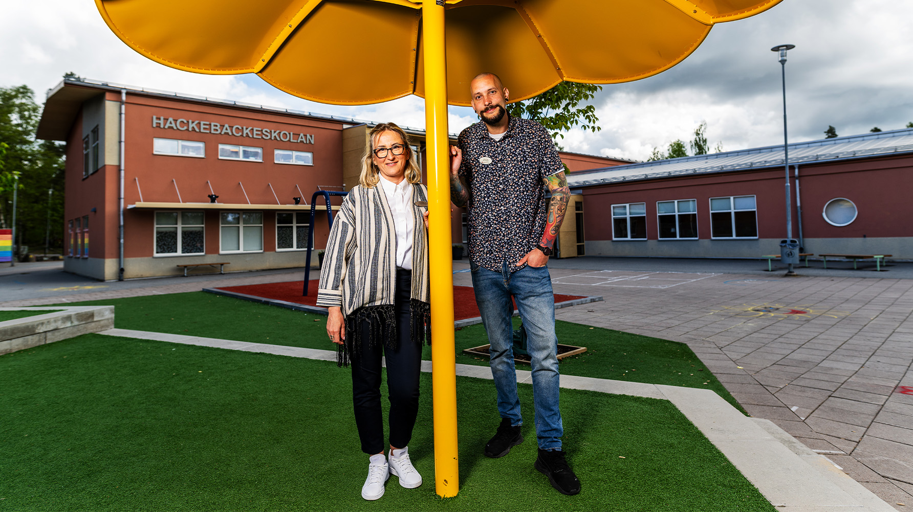 Amra Zulic, Jimmy Täck. Foto: Suvad Mrkonjic