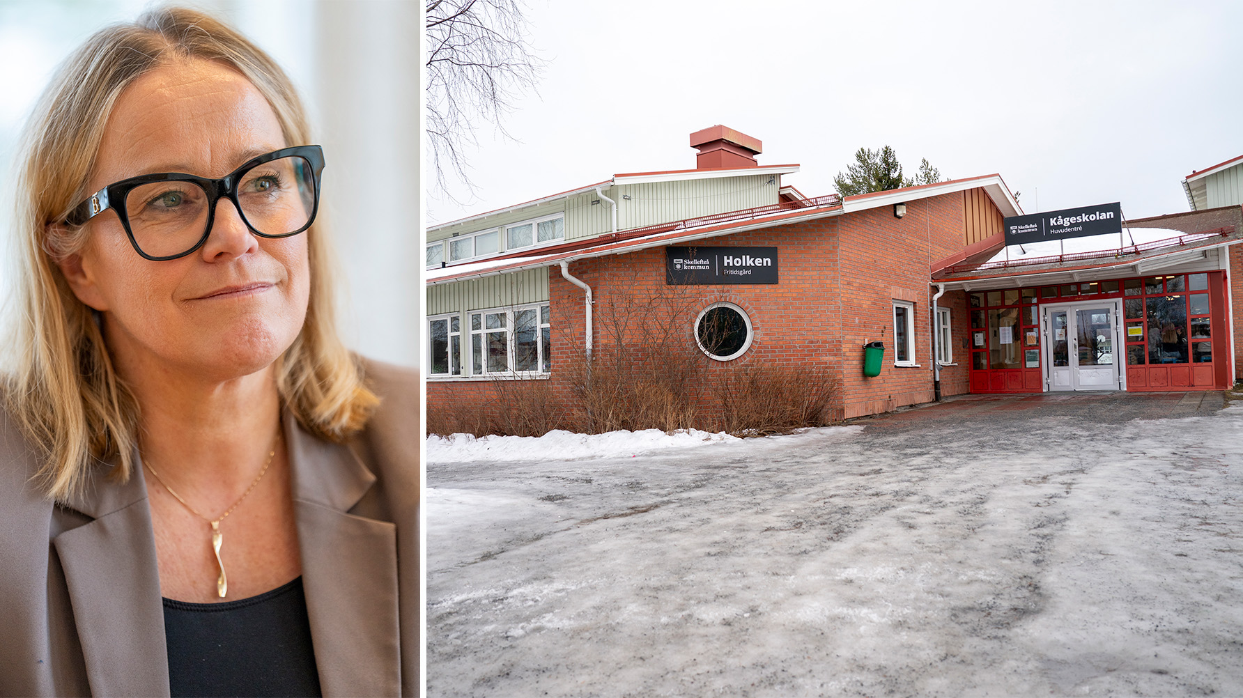 Linda Holmqvist, Kågeskolan. Foto: Ola Westerberg
