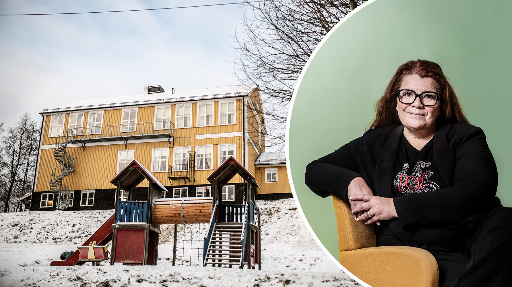 Kia Westin, Kövra byskola. Foto: Sandra Lee Pettersson