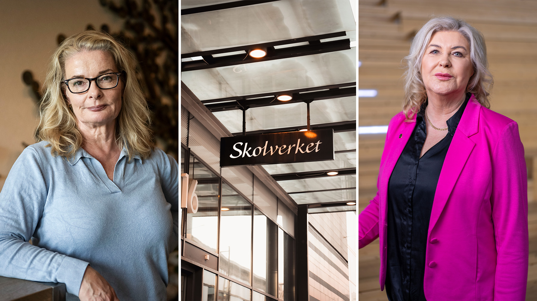 Lotta Edholm (L), Ann-Charlotte Gavelin Rydman. Foto: Johanna Säll/Fredrik Öhlander/Ola Westerberg 