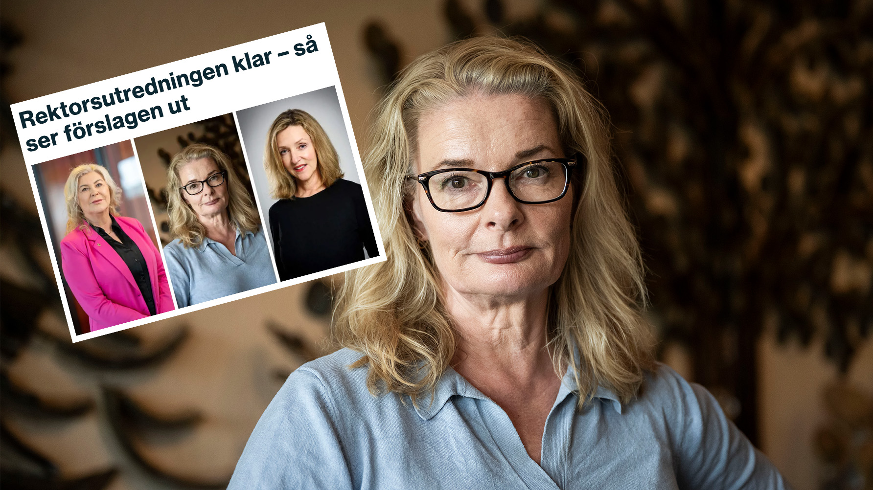 Lotta Edholm (L). Foto: Johanna Säll