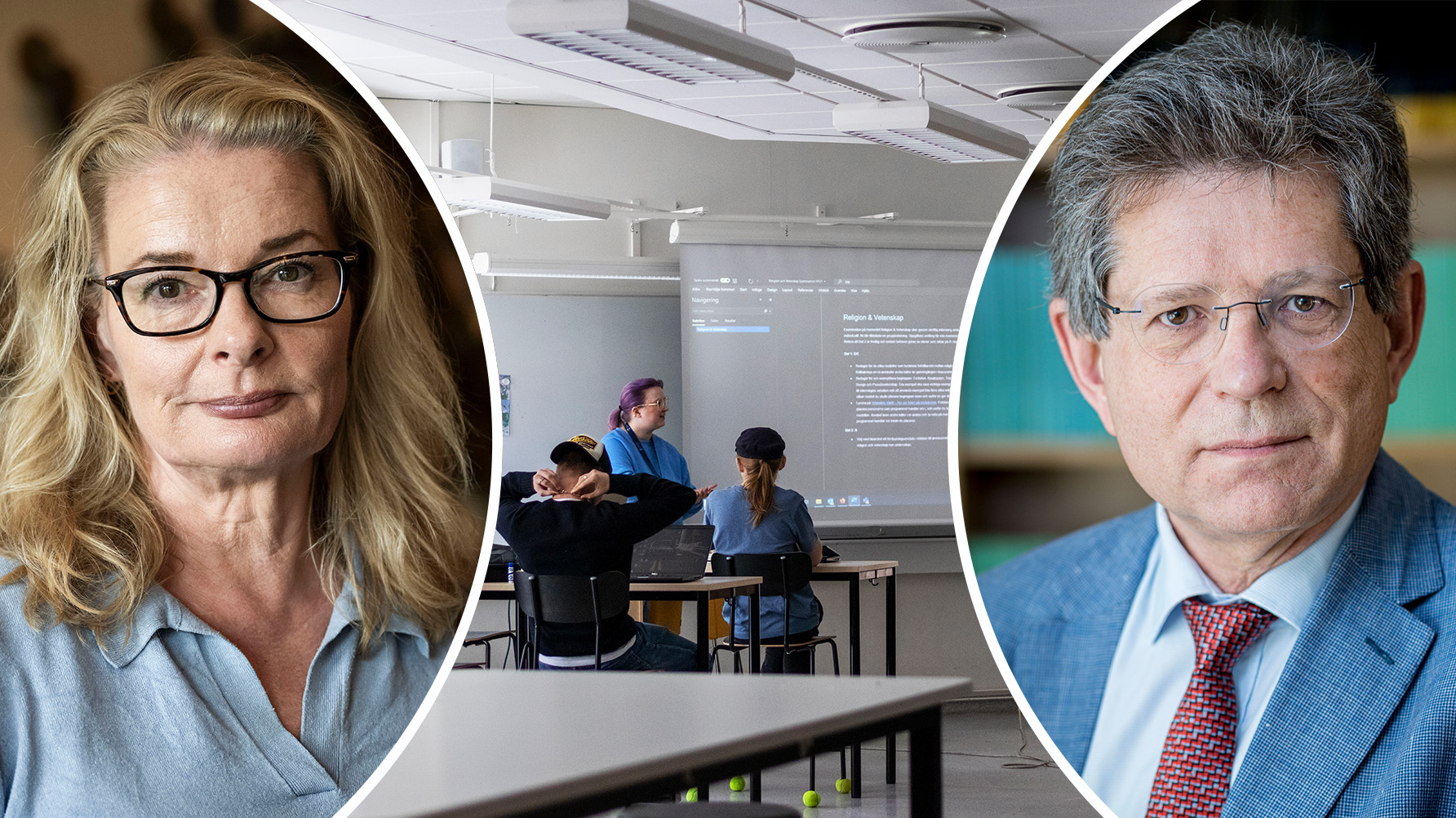 Lotta Edholm, Magnus Henrekson. Foto: Johanna Säll/Amina Dahlab/Karl Gabor