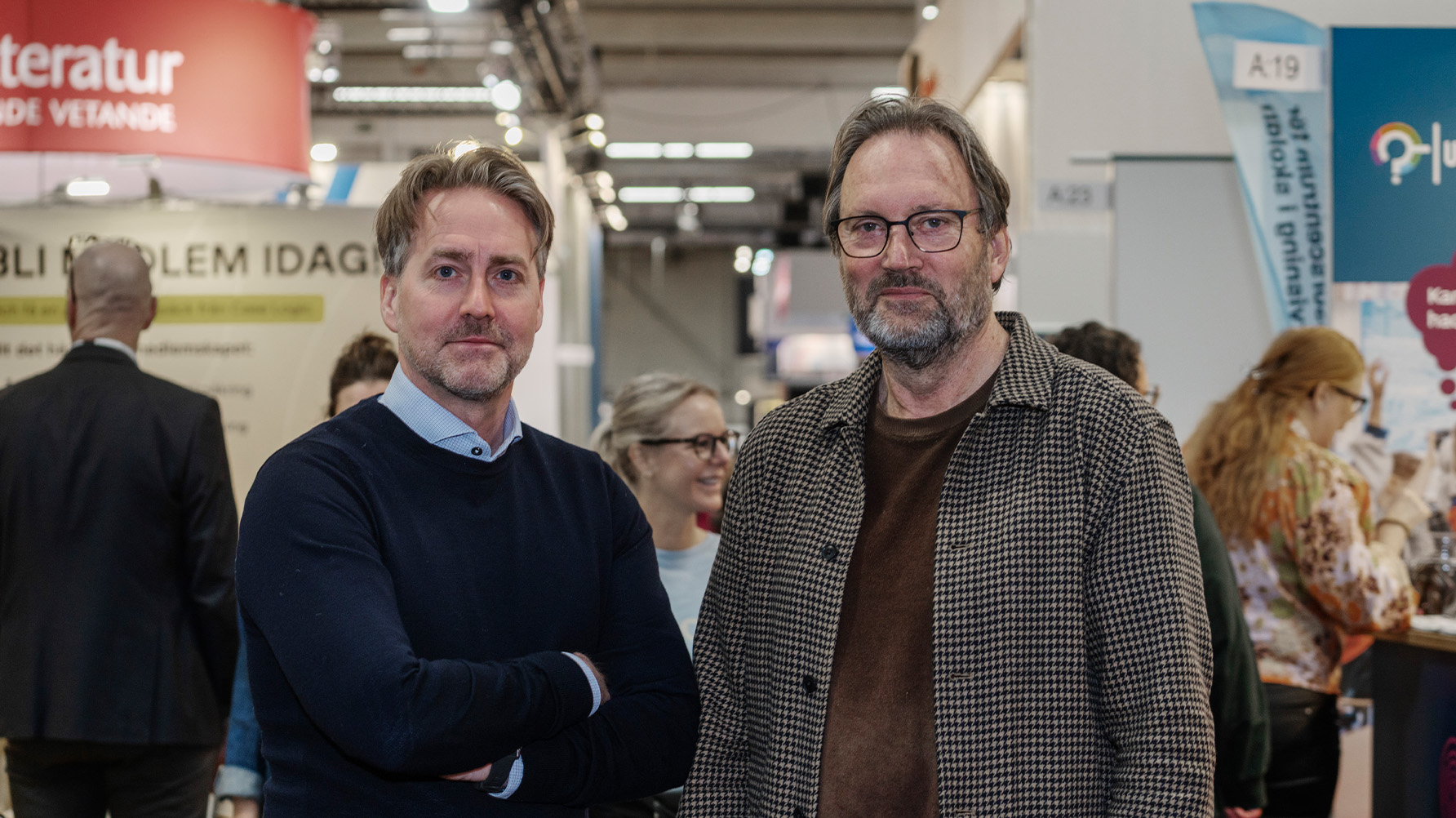 Roger Persson och Ulf Leo. Foto: Sophie Lagerholm