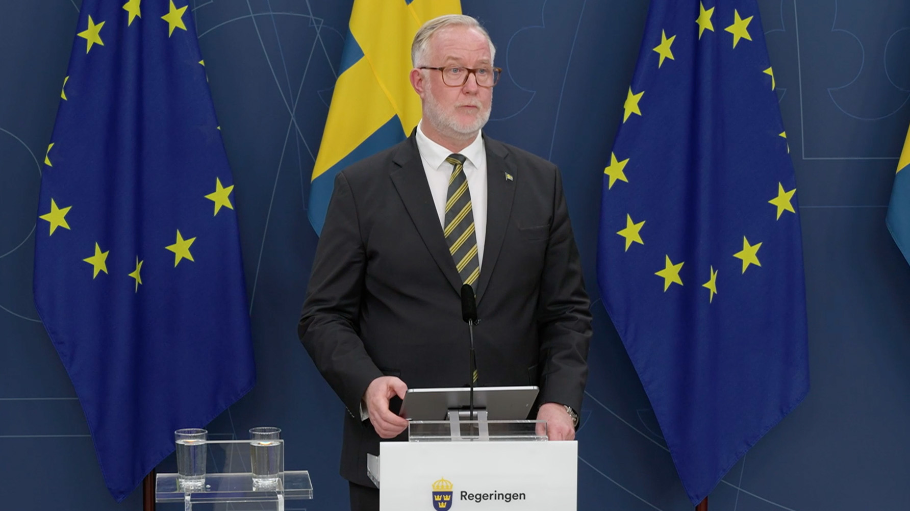 Johan Pehrson (L). Foto: Skärmdump