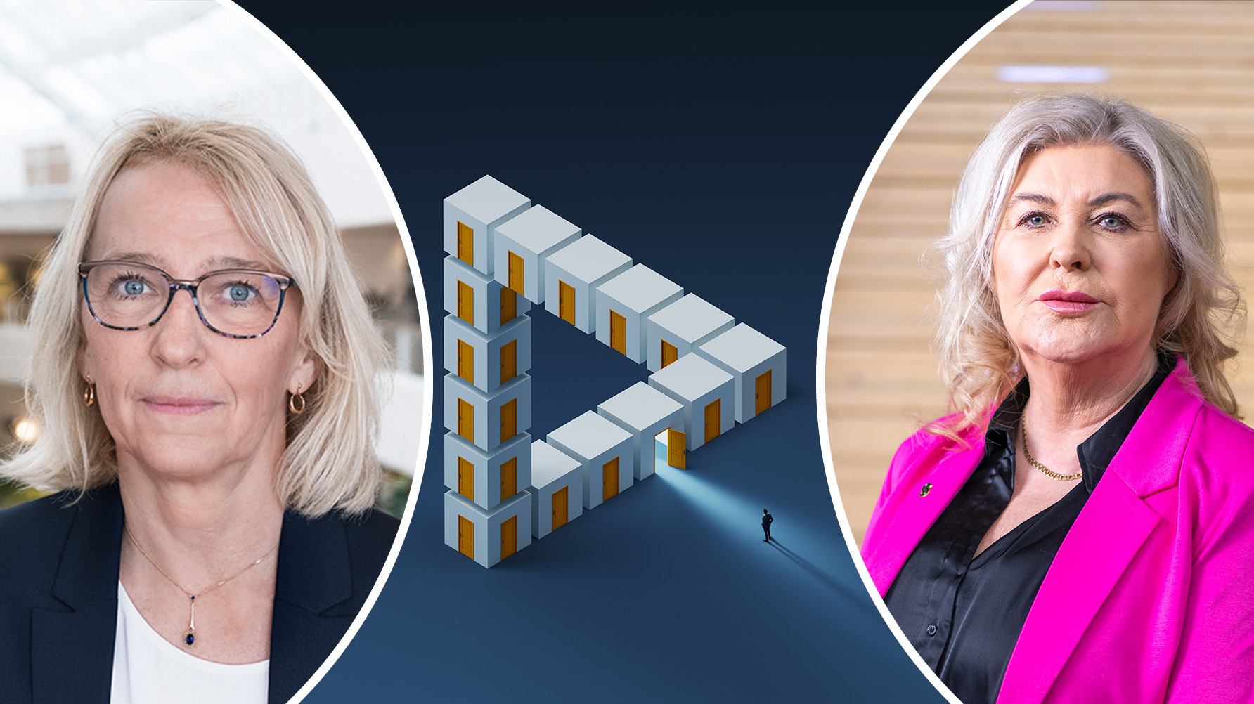 Monica Sonde, Ann-Charlotte Gavelin Rydman. Foto: Hans Alm/Getty images/Ola Westerberg