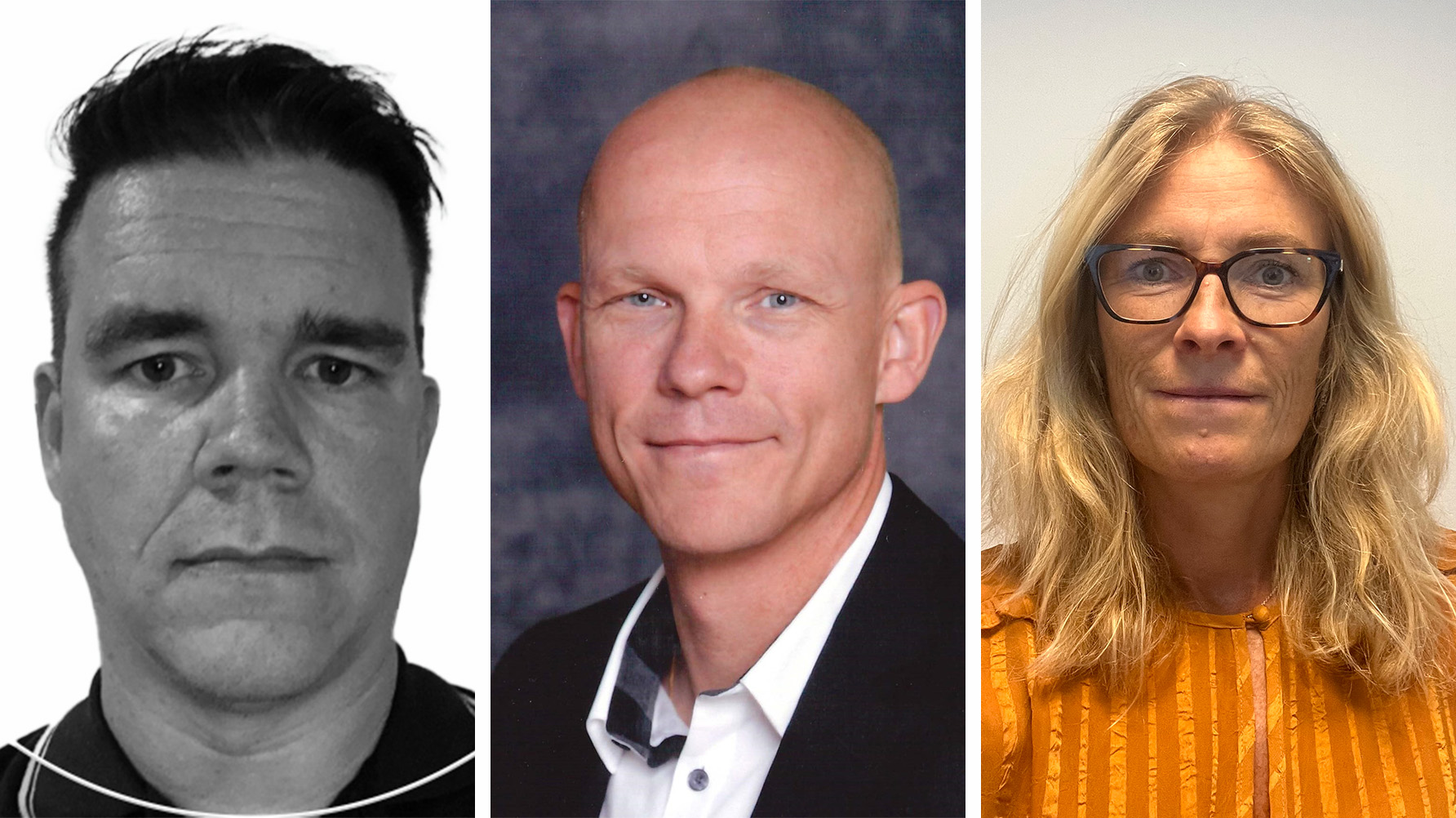 Micael Bergström, Rikard Nolgren och Paulina Nyhlén. Foto: Privat