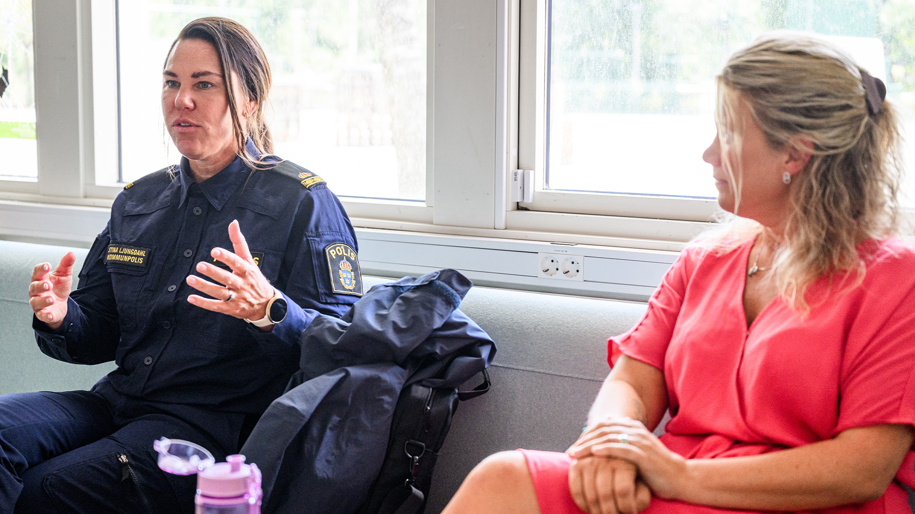 Stina Ljungdahl, Lotta Karlsson. Foto: Mathilda Sch&uuml;ler