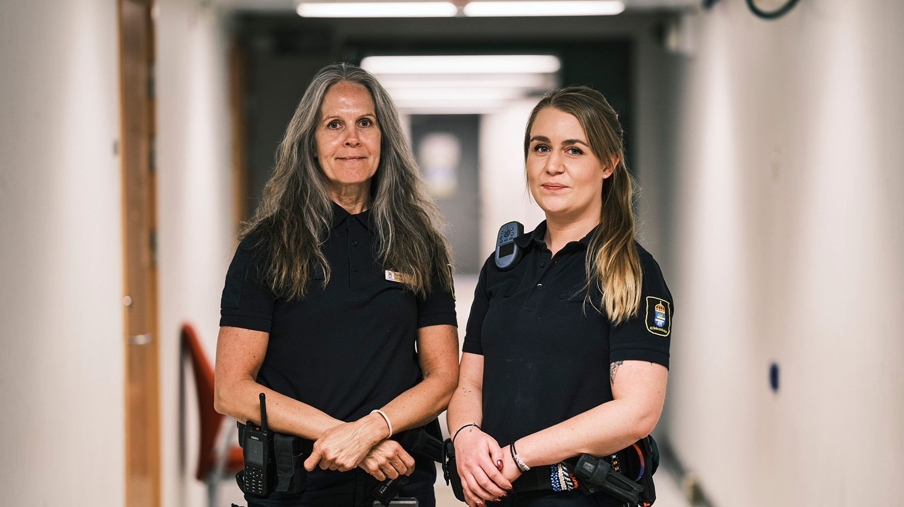 Camilla Davidsson, Amanda Bjerkell. Foto: Oskar Omne