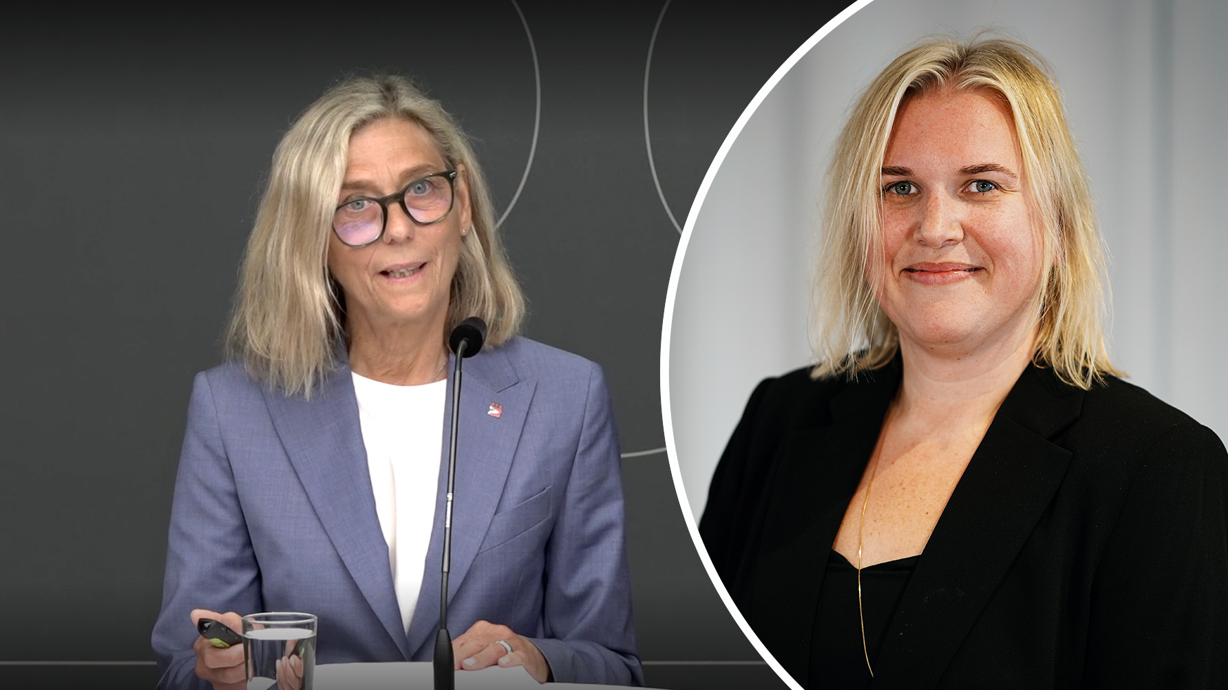 Eva Broström, Emma Hammenstig. Foto: regeringen.se/Privat