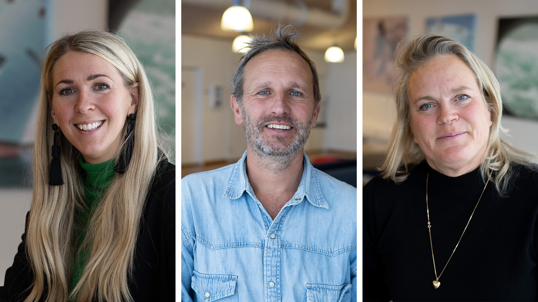 Hanna-Sofia Richardsson, David Mellberg och Angelica Lundin. Foto: Daniel Stiller