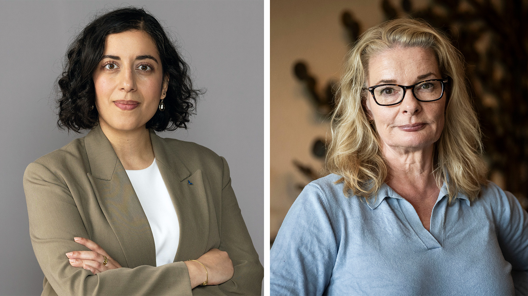 Simona Mohamsson, Lotta Edholm. Foto: Ninni Andersson/Regeringskansliet/Johanna Säll