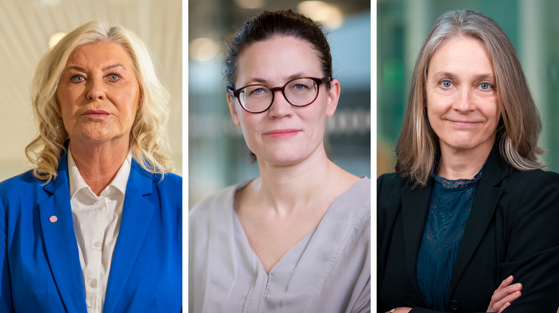 Ann-Charlotte Gavelin Rydman, förbundsordförande Sveriges Skolledare, Anna Castberg, analyschef på Skolverket och Christina Månberg, vikarierande generaldirektör för Skolverket. Foto: Ola Westerberg, Skolverket