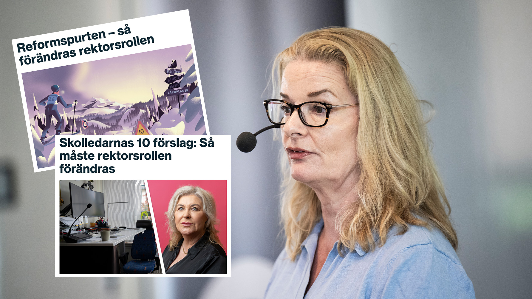 Lotta Edholm (L). Foto: Johanna Säll