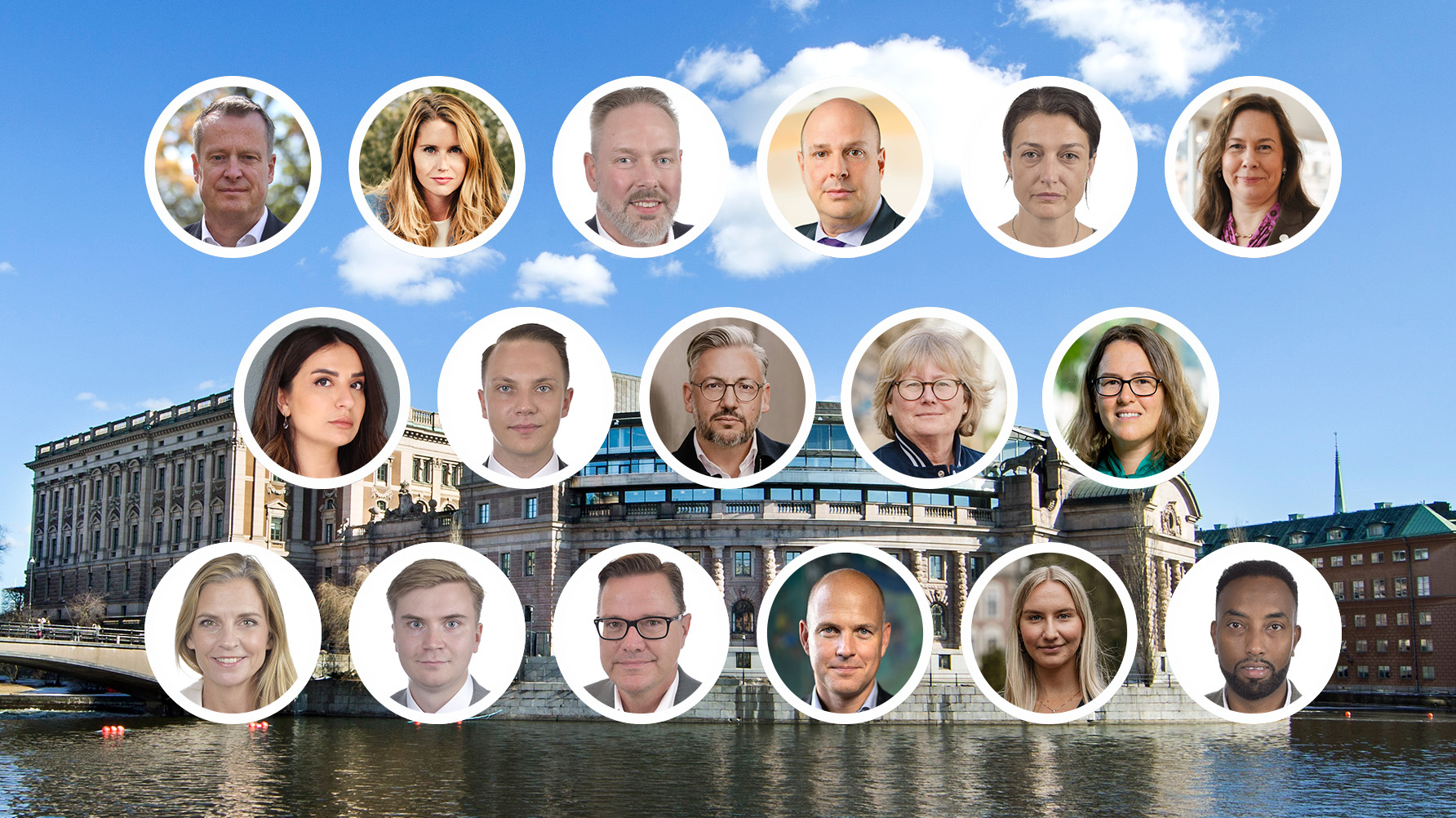 Nya ledamöter utbildningsutskottet. Foto: Sveriges Riksdag/Pressbilder